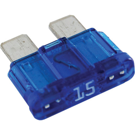BLUE SEA SYSTEMS Blue Sea Systems 5242-BSS ATO / ATC Fuse - 15 Amp, Pack of 2 5242-BSS